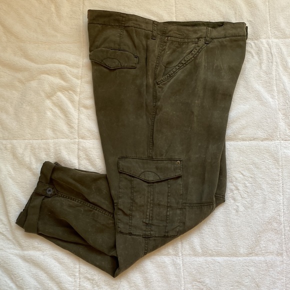 HEI HEI Anthropologie Olive pants size 31 - Picture 1 of 10